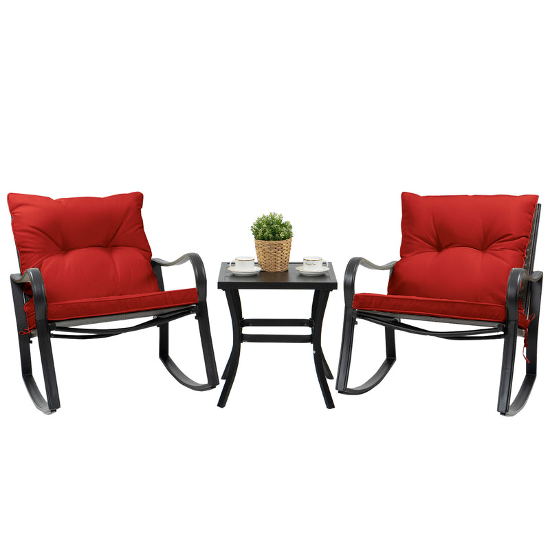 Kozyard Preciado Metal 2 - Person Seating Group with Cushions (3 Color Options)