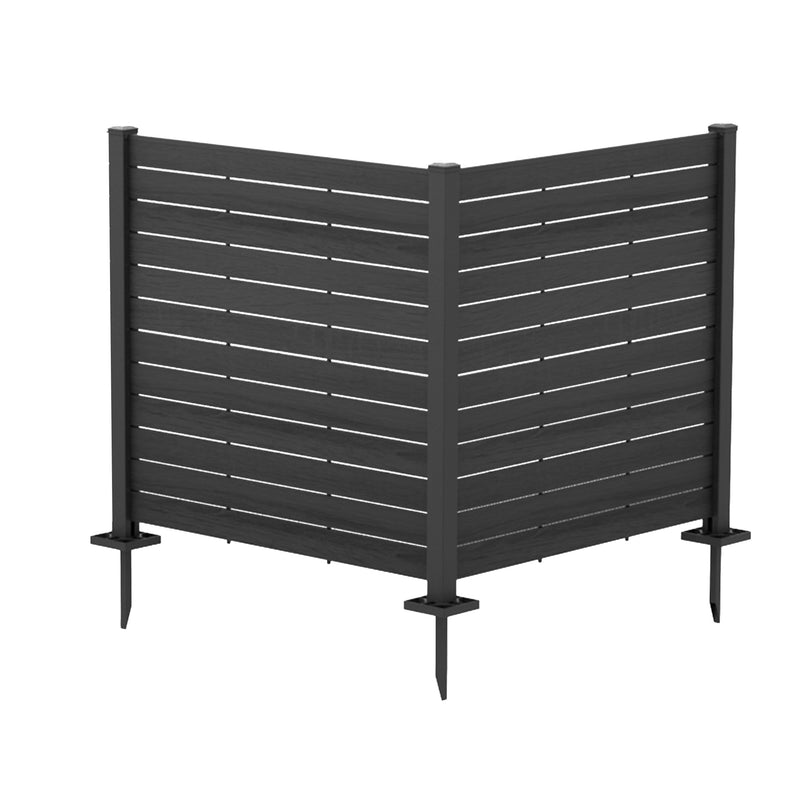 Kozyard 50"W x 47"H Outdoor Privacy Screens - Air Conditioner Fence Panels, Pool Equipment Enclosure, Trash Can Screens Fence Kit for Outside Backyard Patio