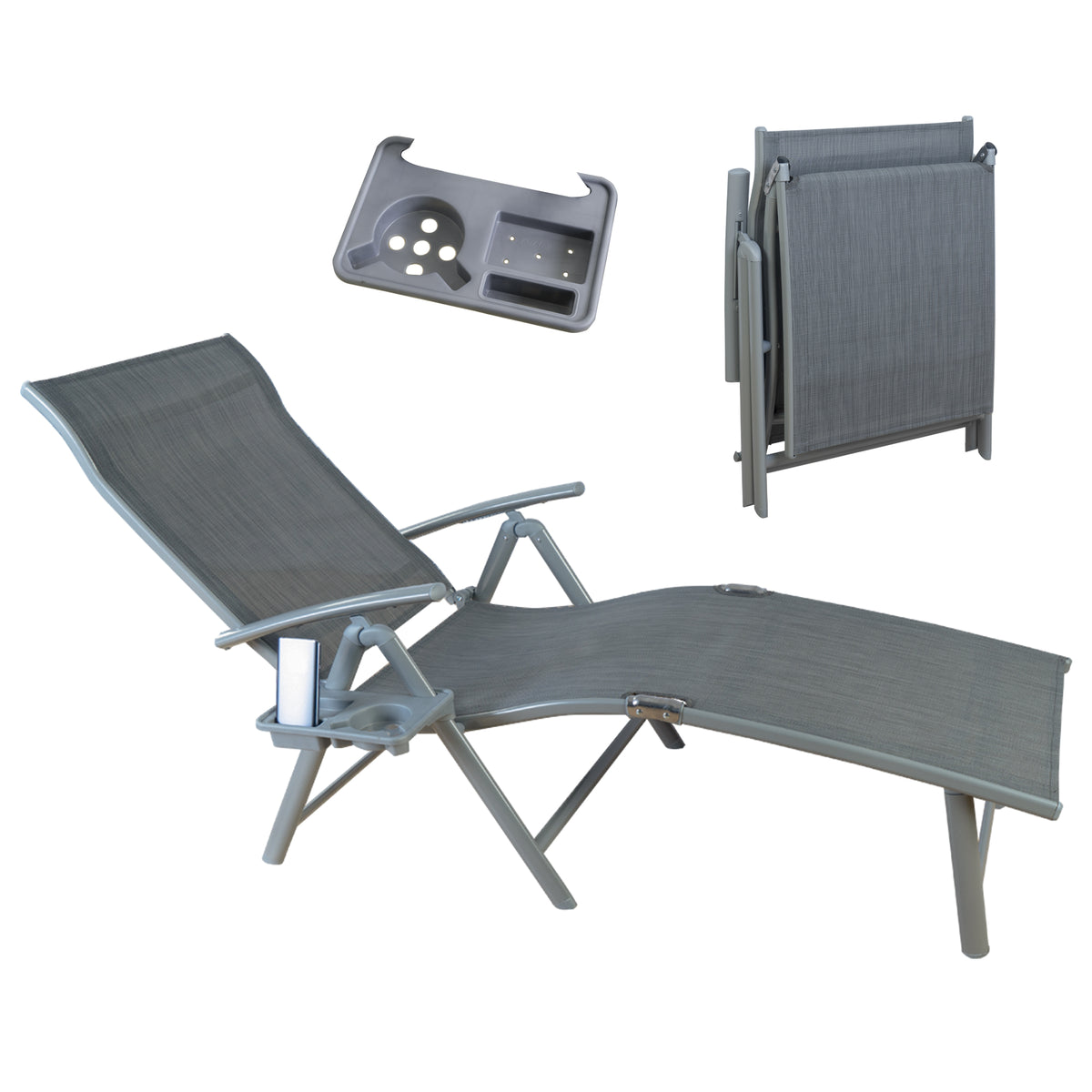 Aluminum folding beach lounge chair sale